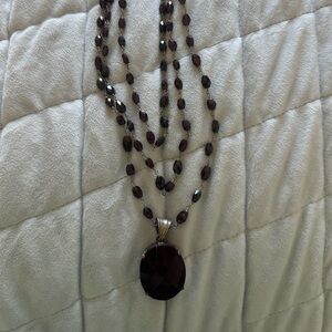 Garnet necklace